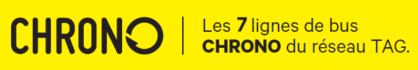 Chrono. Les 7 lignes de bus Chrono du réseau TAG